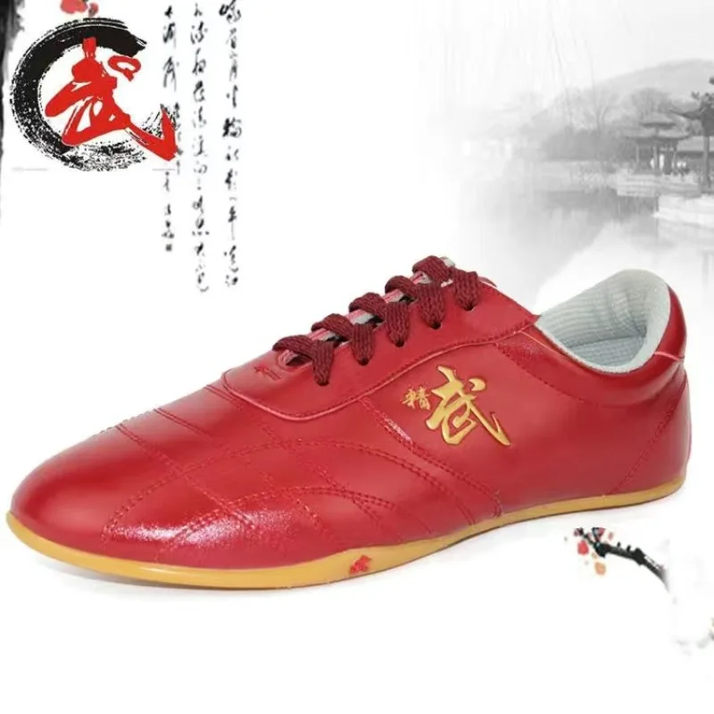 2024 New KungFu Taekwondo Wushu Taichi Shoe Unisex Top Quality Morning Exercise Martial Arts Shoes Men Women Wushu Shoes