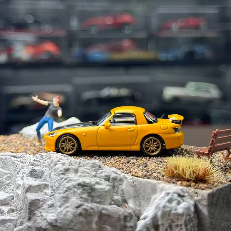 MH 1:64 S2000 TYPE S  MOTORHELIX Alloy Motor Vehicle Diecast Models Car Toys Collection Boy's Christmas Gifts