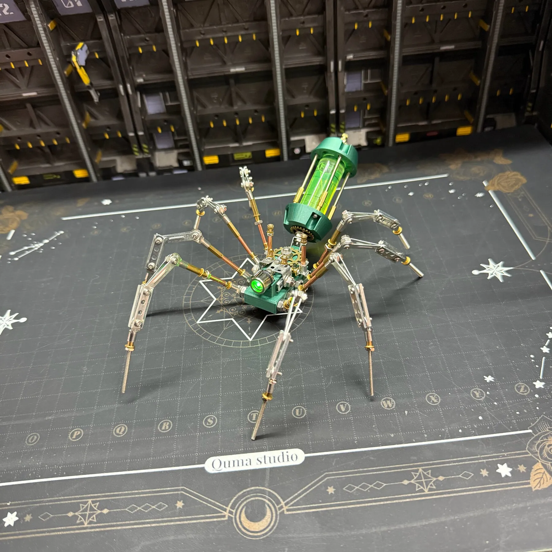 Cyberpunk mechanical insect bio spider model metal assembly creative handmade DIY personalized gift