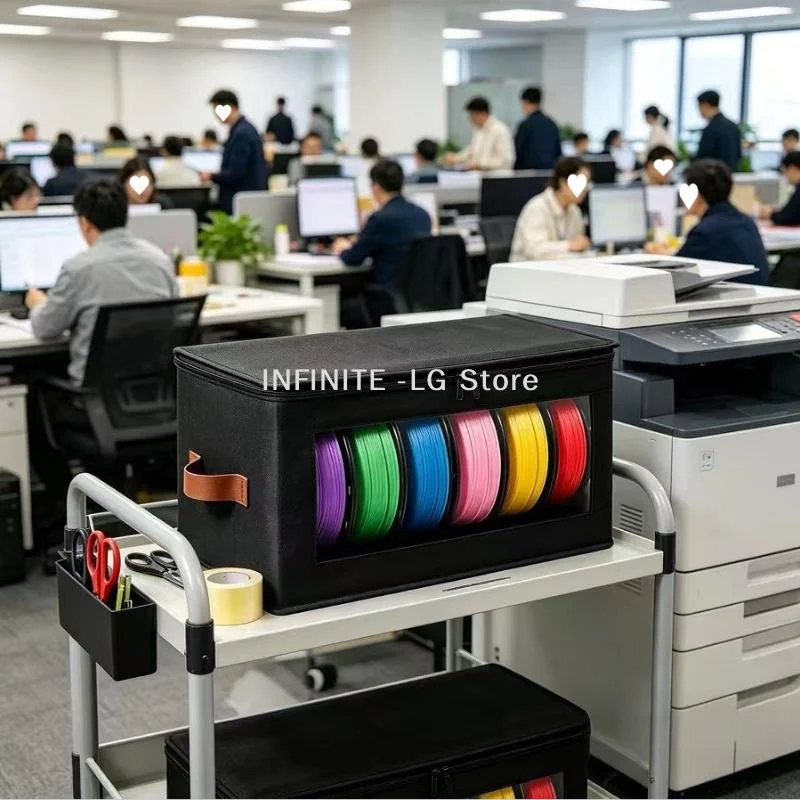 1PC 3D Printer Filament Storage Bag Filament Storage Bag Cover 3D Printing Accessories Holder Rack For Home Office Workshop
