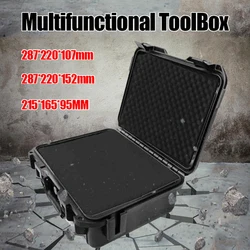 Waterproof Hard Carry Tool Case Bag Organizer Storage Box Plastic Tool Box Suitcase Portable Shockproof Camera Equipment Toolbox