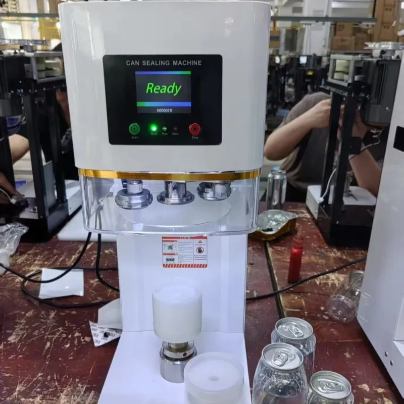 

Automatic Non-rotating Can Sealer PET Plastic Soda Can Sealer Machine Automatic