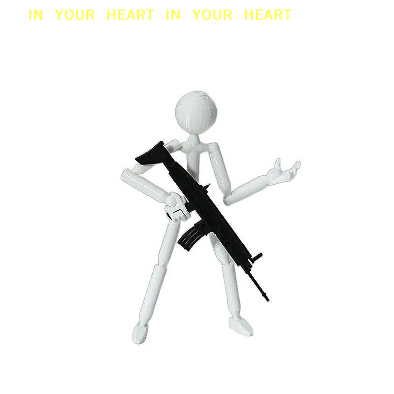 Multi-Jointed Multi Joint Stickman Toy Movable 3D Printing 3D Printed Mannequin Novelty Action Figure Stickman Assembled Robot