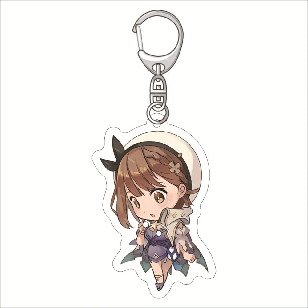 Hot Anime Atelier Ryza：Ever Darkness&the Secret Hideout with Bonus Acrylic Keychains Figures Cosplay Fans friend Gifts