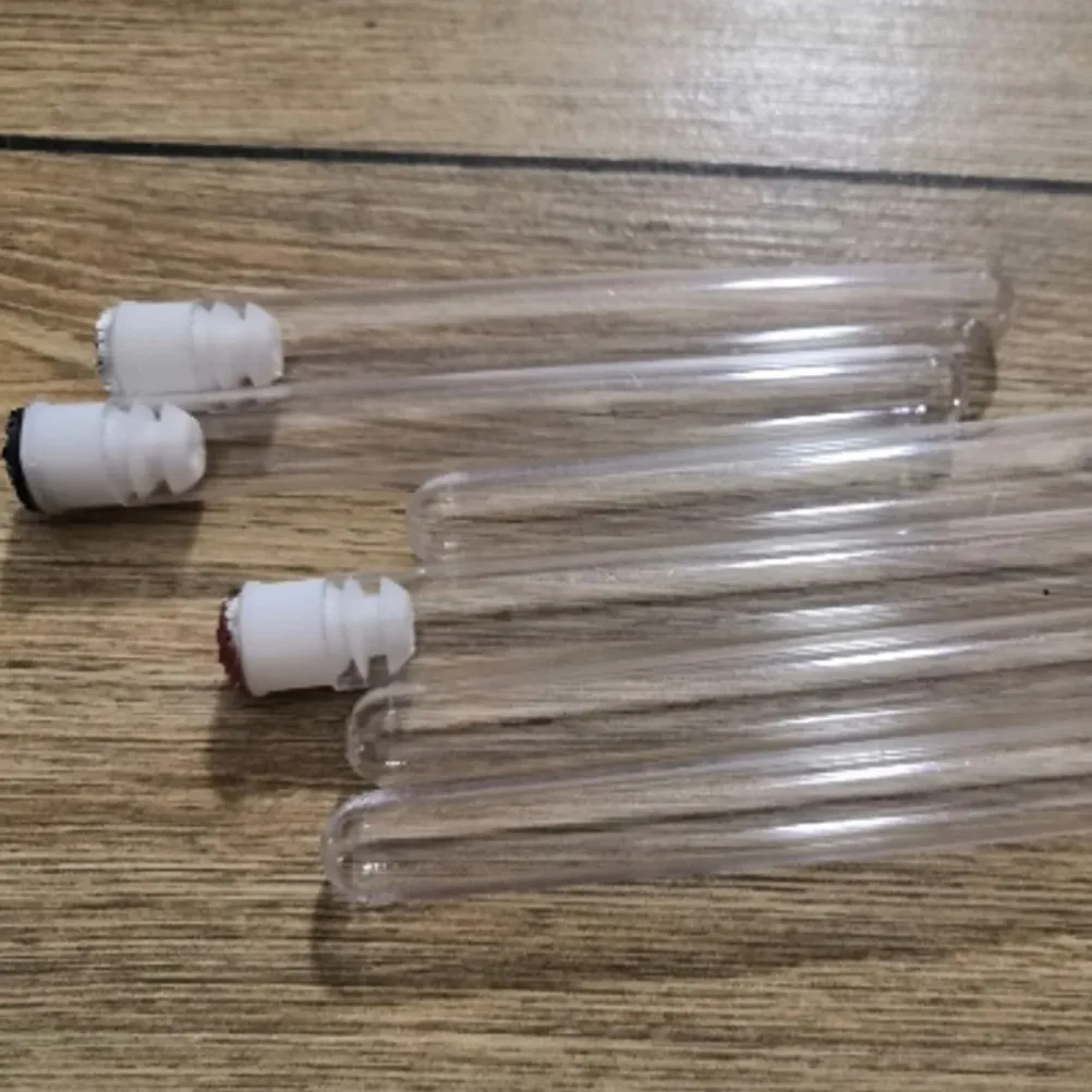 10Pcs Eyelash Brushes Set Colorful Rhinestone Decorated Fiber PP Lash Brush Tube Packaging Lightweight Safe for Home Store
