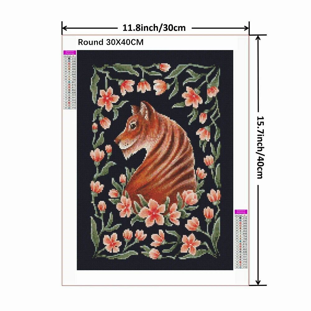 Frameless,Diamond Embroidery Vintage Bat Owl Goat Hedgehog Lion Snake Diamond Painting Folk Animal Art Cross Stitch 5D Full Dril