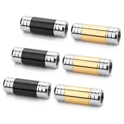 2pcs/Lots 26 28mm Stainless Steel Magnetic Buckle Connectors Clasp Fit 6mm Round Leather Rope Cord for DIY Bracelets Necklace