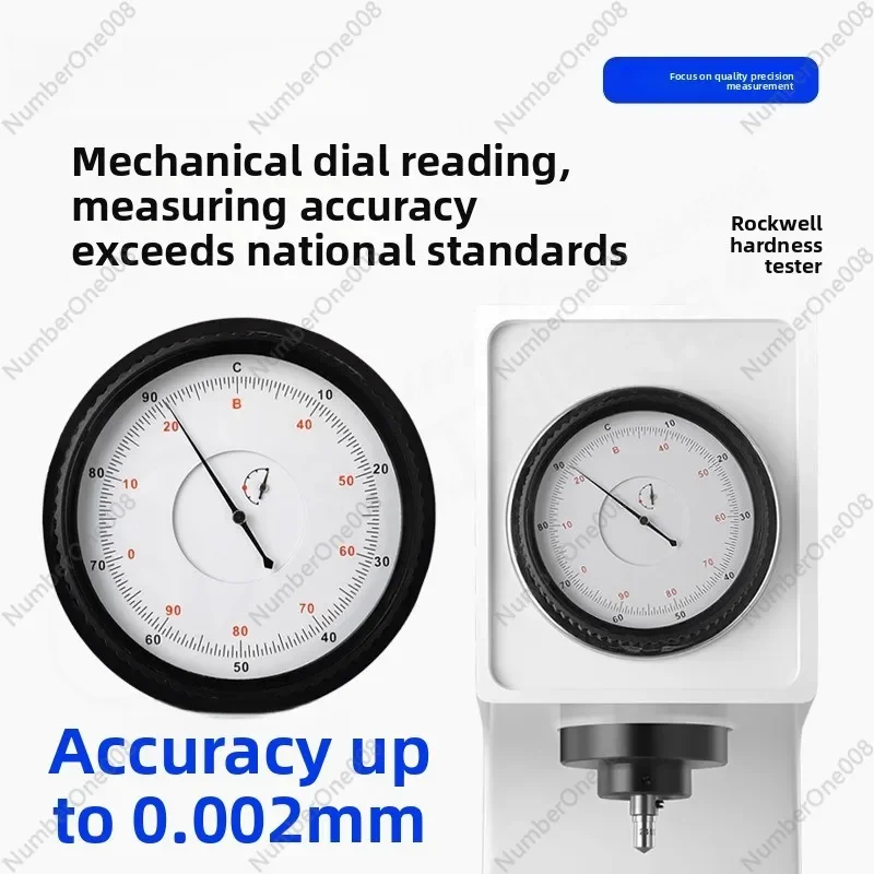 Bench Rockwell Hardness Tester HR-150A, Metal Surface Hardness Testing Machine for Heat Treatment Quality Control