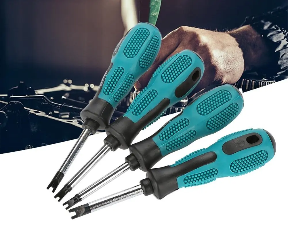 

4PCS/Set Screwdriver Set Screwdriver Bits U Fork Type Slotted Screw Driver Repair Hand Tool Screwdriver Bits Kit