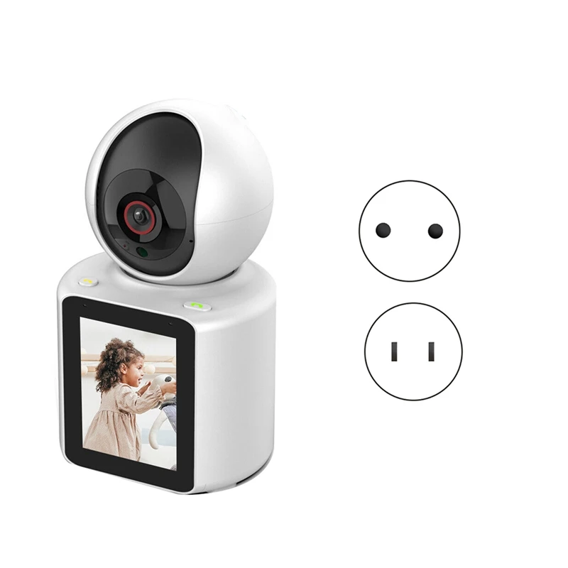 Video Call Camera Intelligent Wifi Camera 1080P One Click Call IP Camera Video Baby Monitor EU Plug 1Set