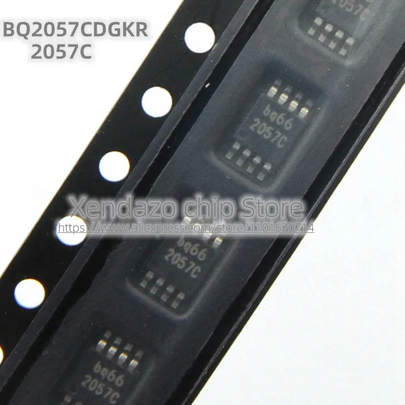 5pcs/lot BQ2057CDGKR BQ2057C Silk screen printing 2057C MSOP-8 package Battery charger chip