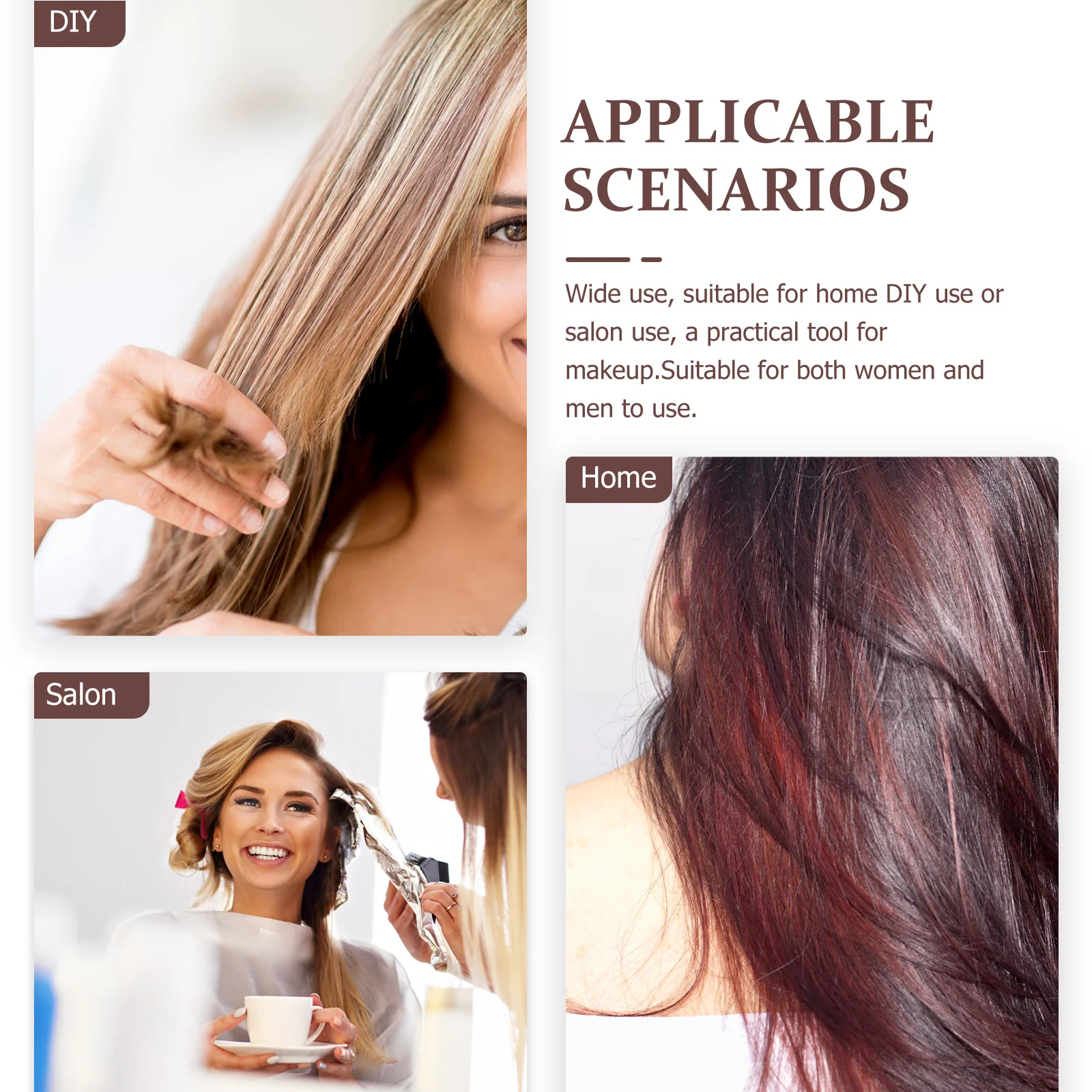 

2pcs Hairline Powder Stick Natural Hair Shadow For Root Coverage Thickening Effect Portable Sponge Applicator Household Use