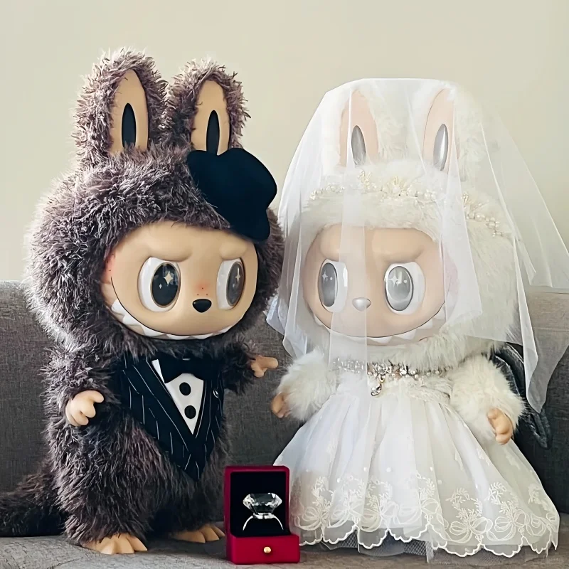 

Zimomo Genuine Labubu Angel In Clouds Desktop Decoration - Whimsical And Creative Gift Idea For Collectors And Art Enthusiasts