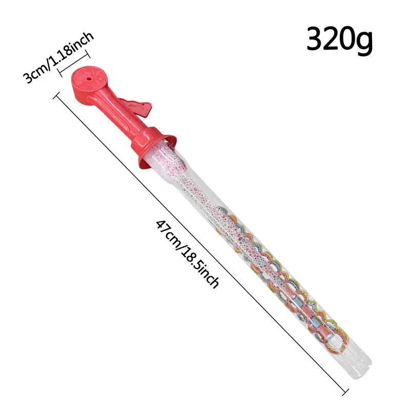 Kids Bubble Wand 150 ml Kids Bubble Machine met 35 gaten Ergonomische Outdoor Giant Bubble Stick met 10 stuks Bubble Solution voor