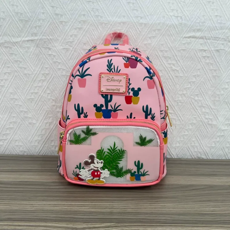 

Loungefly Backpack For Kids Mickey Winter Castle Christmas Mini Backpack Travel For Woman Fashion Cute Christmas Gift