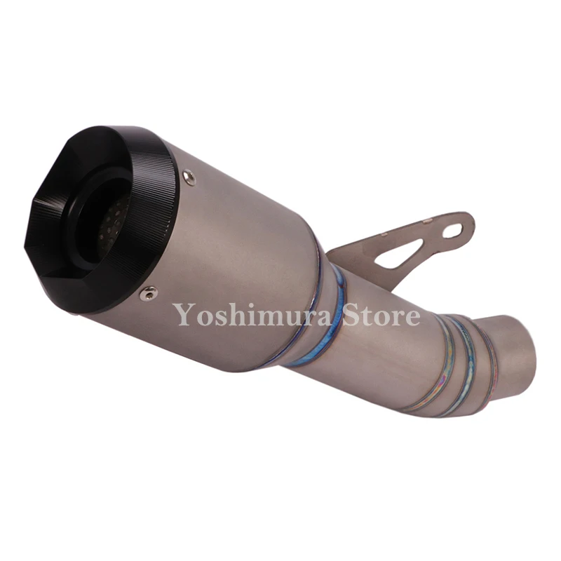 Titanium Alloy Slip On For Yamaha YZF R1 2019 R1M 2015 - 2020 Motorcycle Exhaust Pipe Escape Modified Middle Link Pipe Muffler