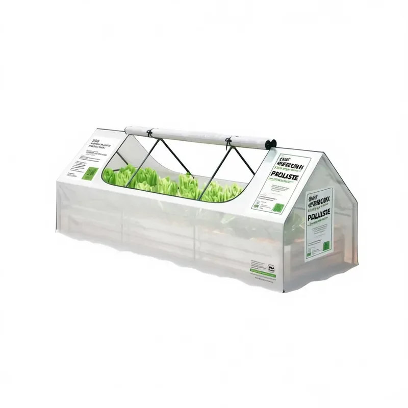 Proluste Mini Greenhouse 8x135cm Polycarbonate Garden Greenhouse for Small Spaces Easily Assembled Aluminum Frame