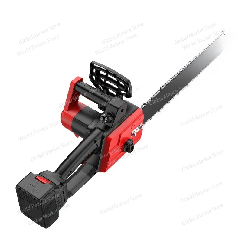 

12-inch lithium battery wood saw, rechargeable household handheld electric chain saw, high-power outdoor wireless lithium