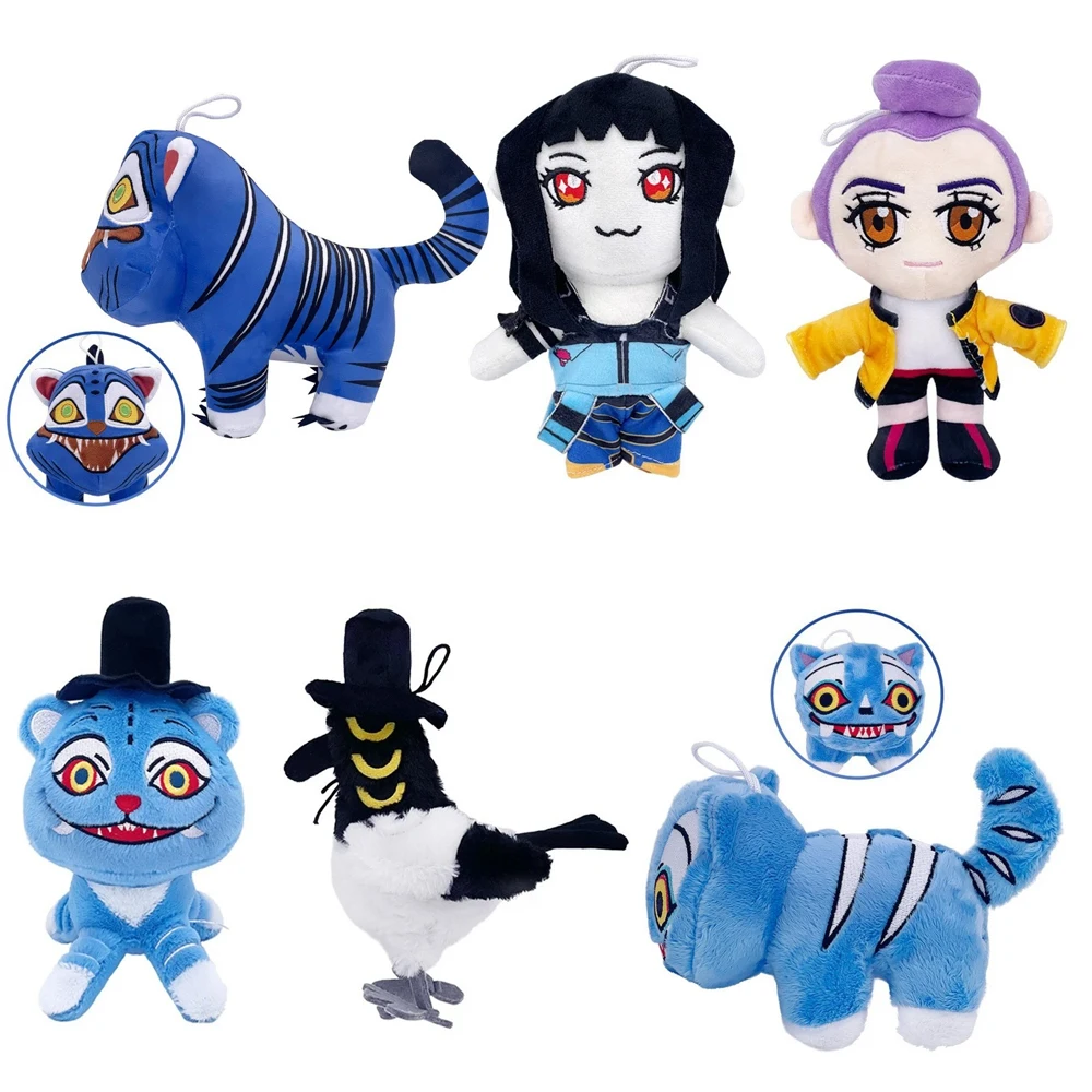 

2025 Demon Hunters Tiger Plush Toy Demon Hunters K pop Accessories Toy Tiger Plushie Doll Demon Hunters Merch Christmas Gift