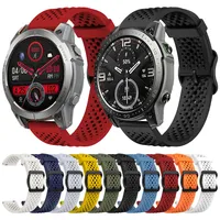 Replacement Silicone Strap for Zeblaze Vibe 7/Pro/Lite/stratos 2 3/Btalk/GTR 3 Pro/Ares 3 Pro Bracelet 22mm Smartwatch Wristband