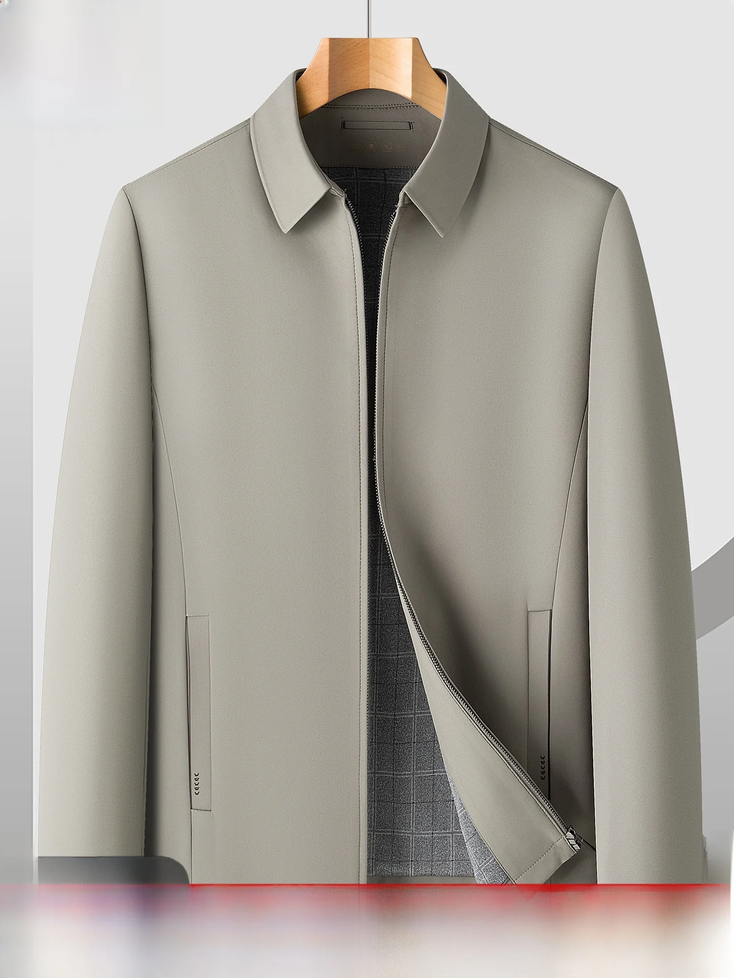 

Мужская повседневная куртка Pierre Cardin, осенне-зимняя, свободного кроя, больших размеров, с воротником, дышащая, из полиэфирного волокна, на молнии