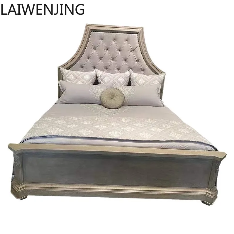 

SGF light luxury solid wood bed French architecture revival furniture high sense