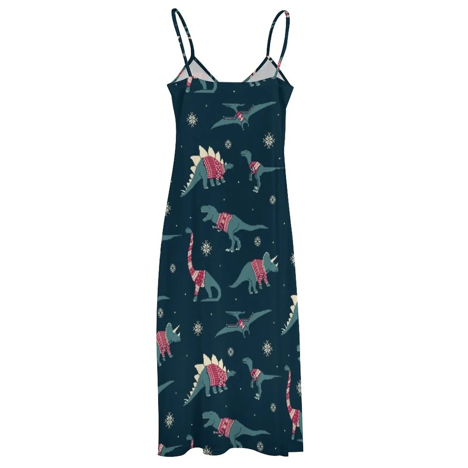 Dinos In Sweaters-Robe longue pour femmes, costume d'été