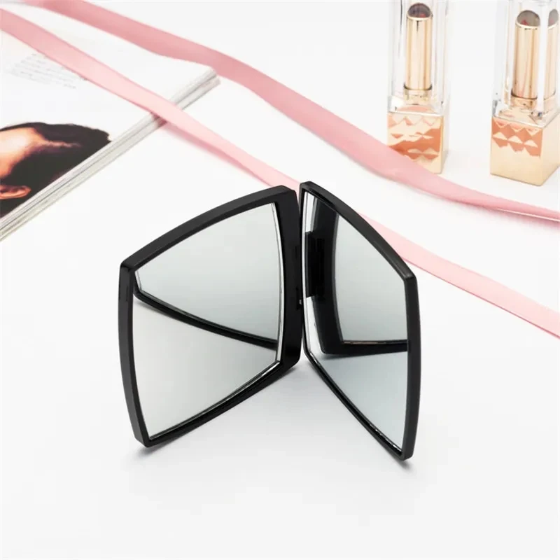 (No Logo) Mini Mirror Square Shape Girl Mini Double Sides Portable Mirror Pocket Makeup Cosmetics Compact Mirrors