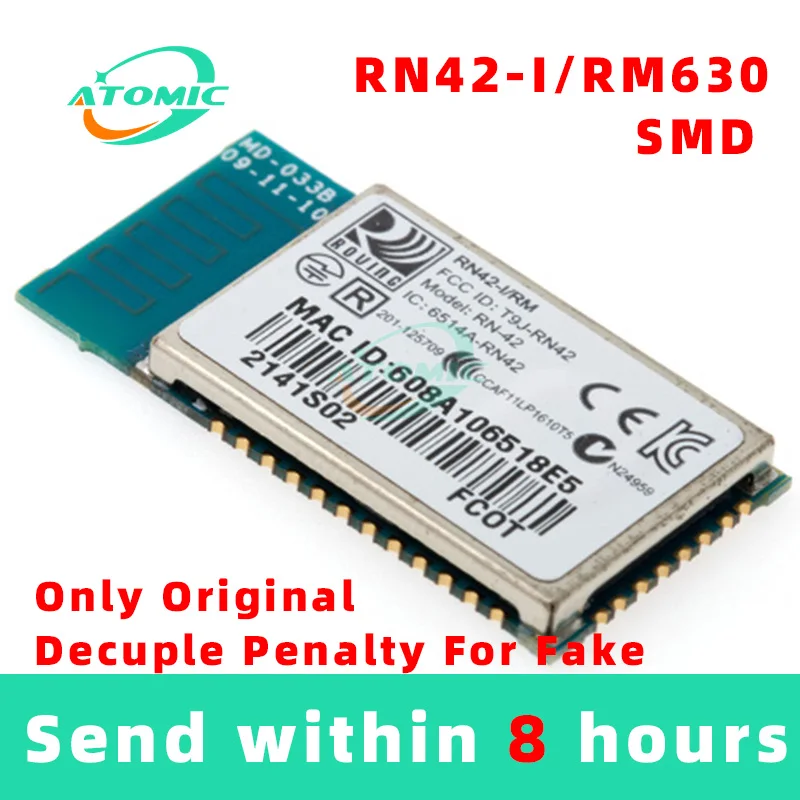 

RN42-I/RM630 SMD RF Transceiver Modules and Modems RF and Wireless