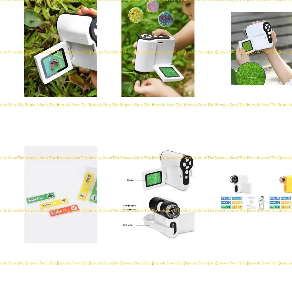 

12PF Digital Microscope Fixed Focusing 1000X Pocket Microscope Glass LED