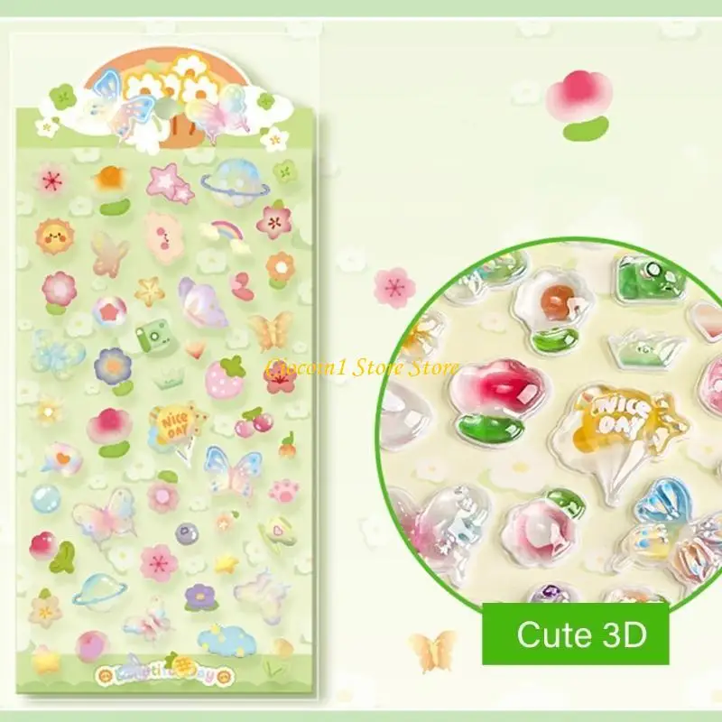 A3PC Animal Stickers Ocean Animal Butterfly Desert Desert Deser