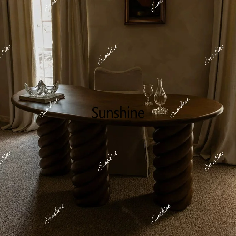French retro art high-end desk writing desk