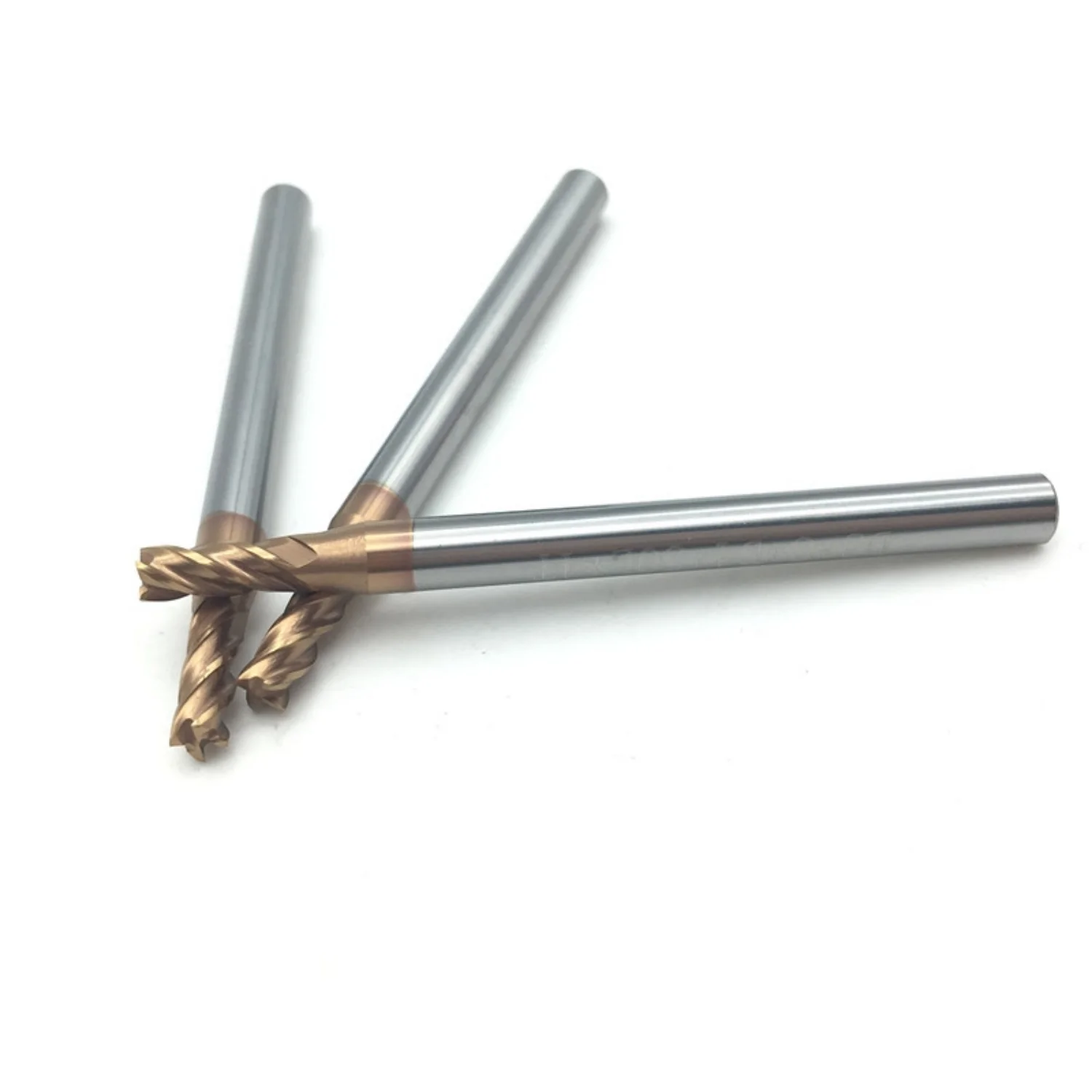 

2025 Hot Style 5PCS 6Mm 4 Flute Carbide Endmills Cutter Milling Slotting Profiling Face Mill Spiral Bits & 5PCS 3Mm D3X8XD4X50L