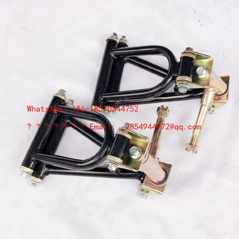 Modified Kart Accessories, A Set of Motorcycle Front Suspension Extended Rocker Arm Claw Shaft Steering Knuckle Assembly