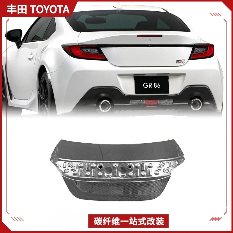 SAAR Compatible with Subaru BRZ Toyota 86 Carbon Fiber Modification Parts ZD8 Original Style Trunk Lid Luggage Compartment Tailg