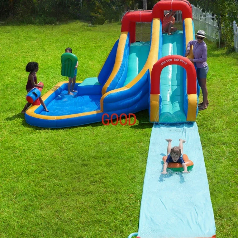 Inflatable Castle Children Trampoline Outdoor Slide with Waterslide Ball Pool Toys