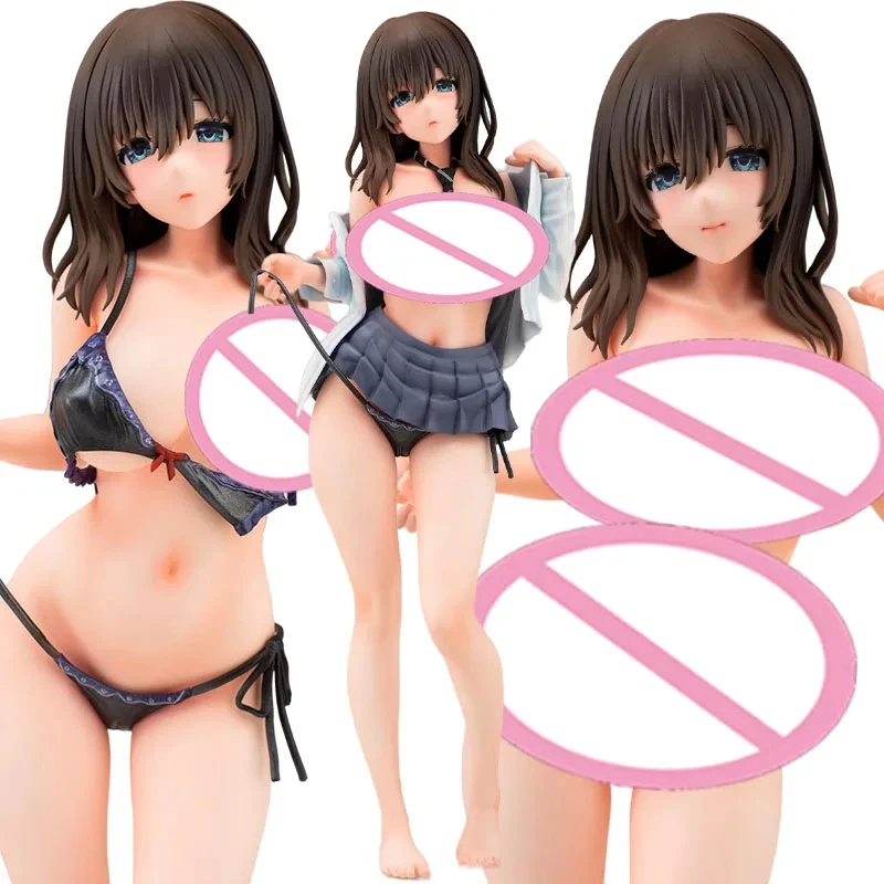 in stock Anime Figure Sex Symbols Wet JK Kuromine Aya 1/6 PVC Sexy Girl Figure Adult Collection Anime Model Toys Doll Gifts