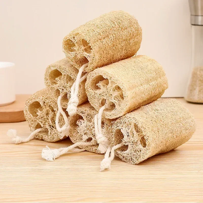 Natural loofah Scrub loofah Bath Sponge Kitchen Clean scrubber Bathroom accessories