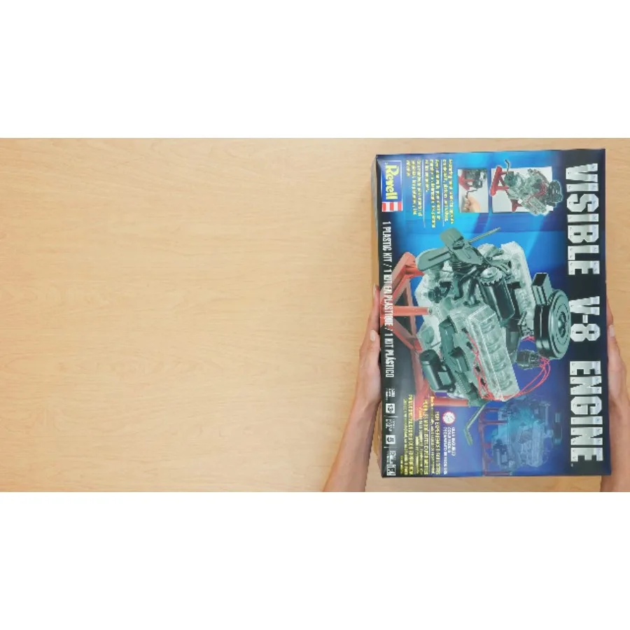 Sichtbarer V8-Motormodellbausatz, Maßstab 1:4, 314-teiliges Plastikmodellbausatz der Fähigkeiten der Stufe 5,