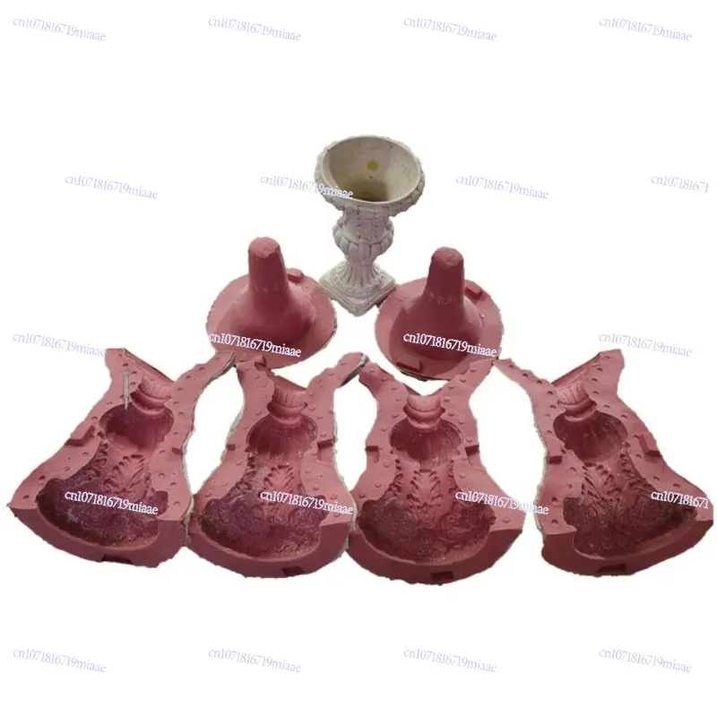 2025 All kinds of beautiful concrete molds Garden decorative concrete large flower pot molds