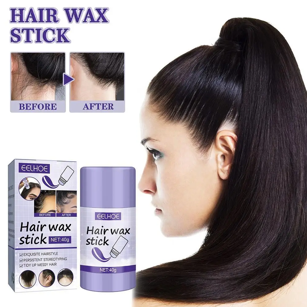 Hair Wax Stick Prevent Frizz Arrange Loose Smooth Styling Bar Ortable Unisex Deeply Moisturize Roots Provide Nutrition