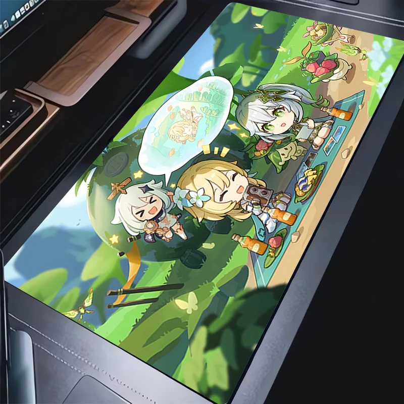 Mouse Pad Anime Gamer Gaming Accessories Varmilo G-genshin Impact Nahida Keyboard PC Computer Desk Mat Carpet CSGO HD Mousepad