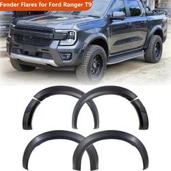 Widen Fender Flares Wheel Arch For Ford Ranger T9 NEXT-GEN 2022 2023 2024 WILDTRAK SPORT XLT XLS XL 4X4 Pickup Car Accessories