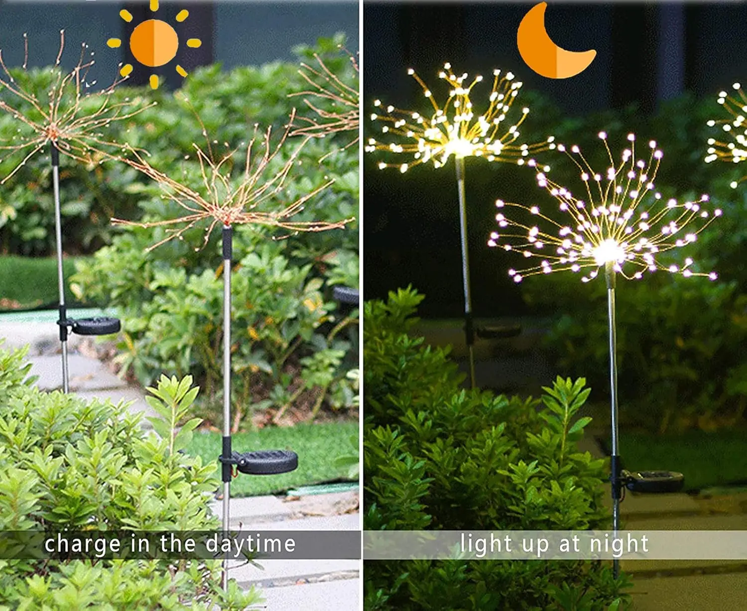 أضواء الحديقة الشمسية في الهواء الطلق ، أضواء المناظر الطبيعية الزخرفية للممشى ، الفناء ، 200LED #6