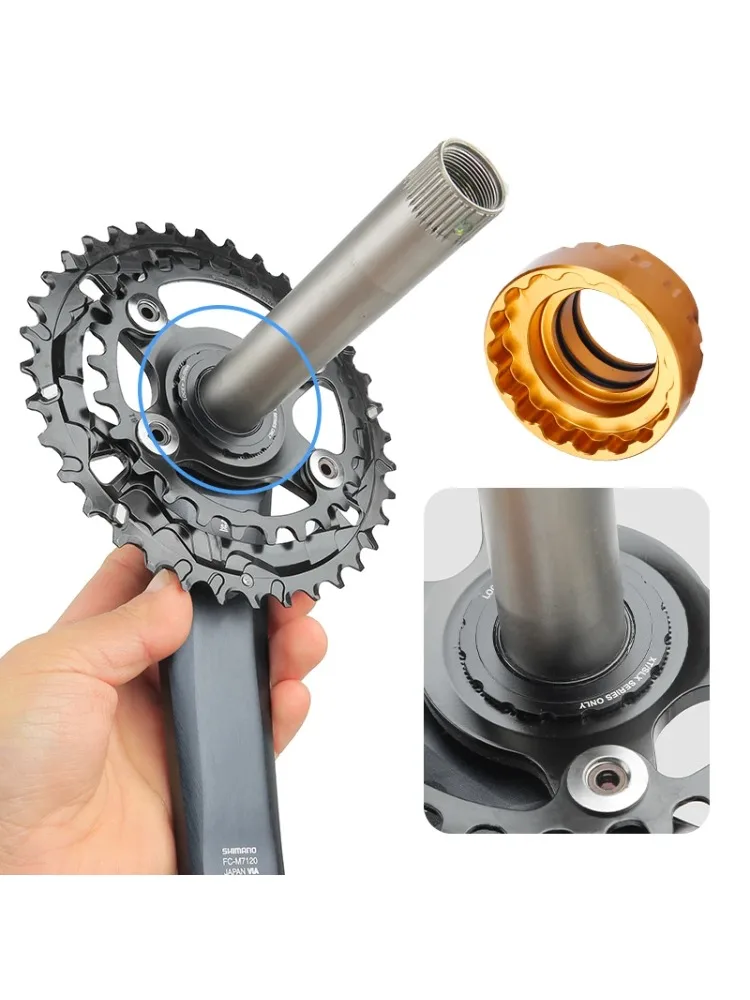 AliExpress NONE Bicycle12 Speed Chainring Mounting Tool For Shimano SM-CRM95 SM-CRM85 SM-CRM75 TL-FC41 FC41 M9100 M8100 M7100 Repair Tool Cranks