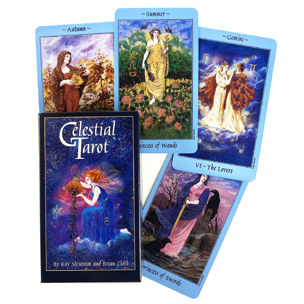 Celestial Tarot Cards Witchcraft Supplies Tarot Deck for Fate Divination Board Game Tarot and A Variety of Tarot Options