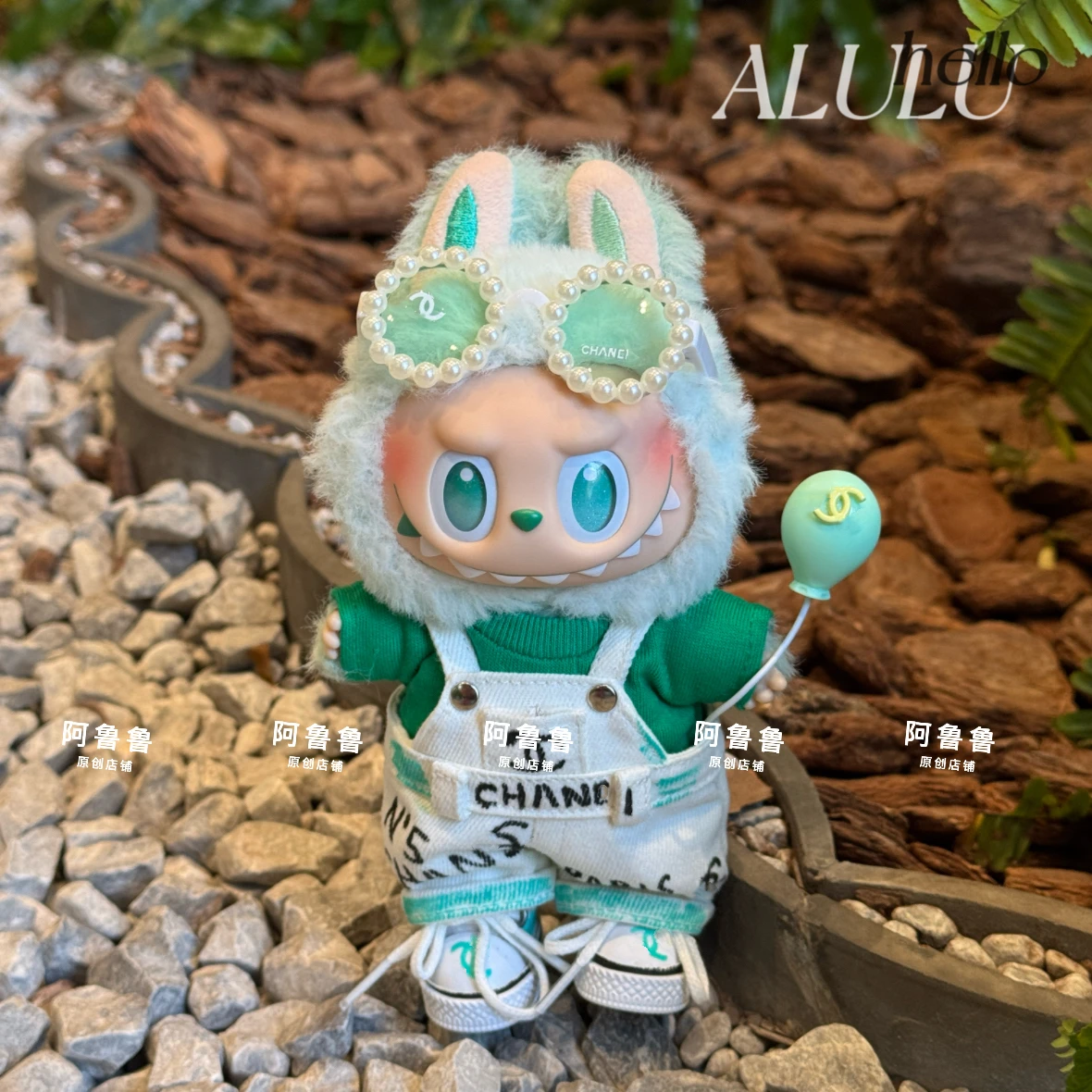 

Модная одежда, одежда для кукол, аксессуары для кукол 15/17 см Labubu V3 V2 V1, сумка для очков, брюки, одежда, шляпа, комплект игрушек