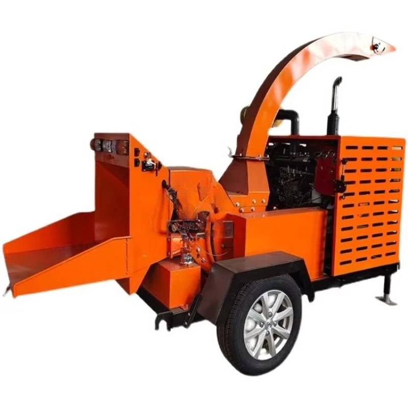 

Compact Portable Wood Chipper for Sale Branch Grinder Machine Space Saving Easy to Transport