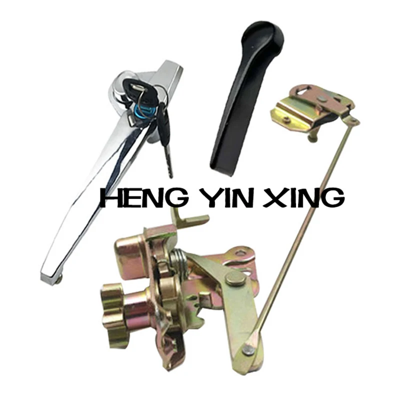 Applicable to Carter 70B 120b 200B cab door lock assembly external handle lock block excavator accessories