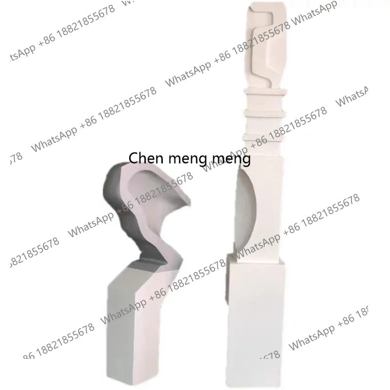 A74Vertical height wood carving crafts model room entrance wooden floor sculpture art installation